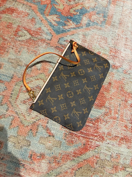 Louis Vuitton Handbags - Louis Vuitton Monogram Wristlet in Brown and Tan